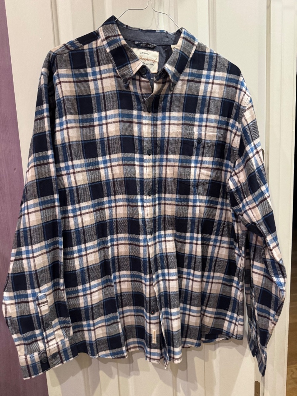 Weatherproof Plaid, flannel shirt, XXL